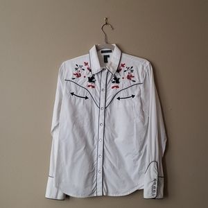 Ralph Lauren medium pearl snap